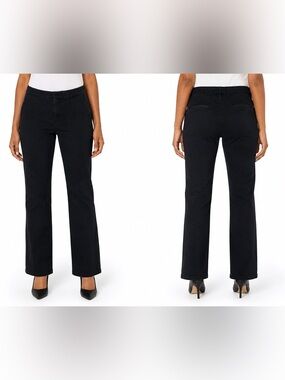 GAP High Rise Slim Boot Pants – Black – Size 12